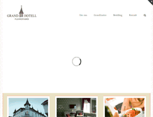 Tablet Screenshot of grand-hotell.no